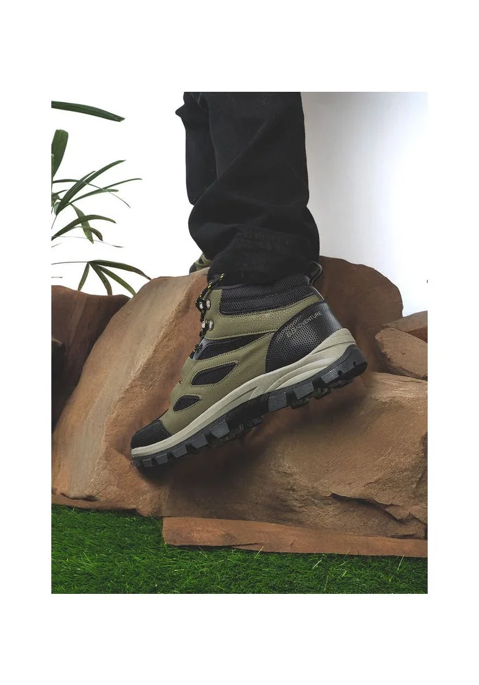 Bacca Bucci Olive ENDURO High-Top Outdoor Hiking Boots for Men | Best Price UAE